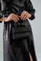 Vince Camuto Parma - Black Bolso de mano de Piel de Vinilo Negro